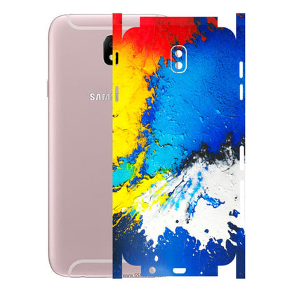 Samsung M/F/Note/Flip and C Phone Skins (All Models) - Acrylic Paint Spill - 3D Embossed Finish (L-229) Samsung Galaxy J7 Pro
