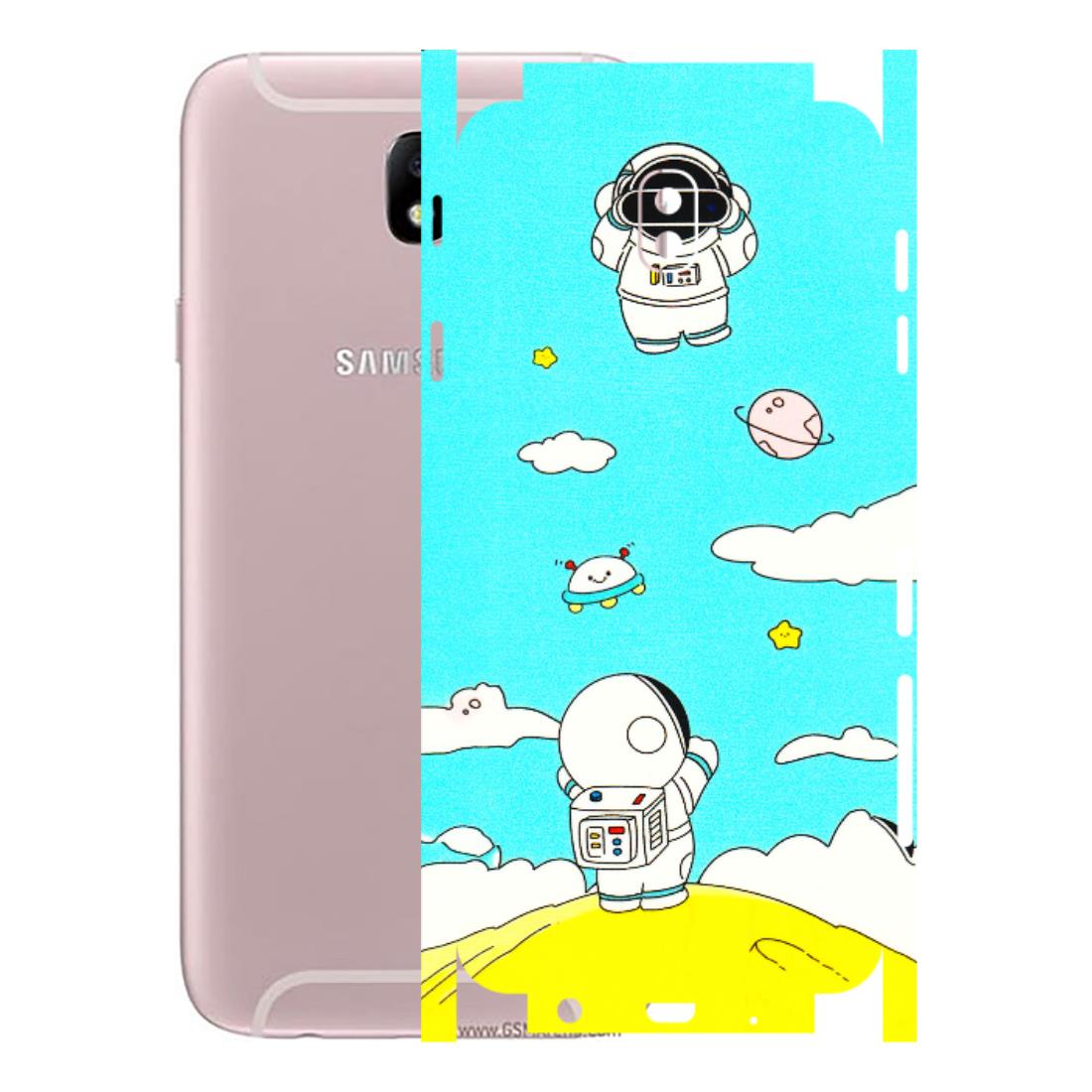 Samsung M/F/Note/Flip and C Phone Skins (All Models) - Blue Skies Astro Float - 3D Embossed Finish (L-230) Samsung Galaxy J7 Pro