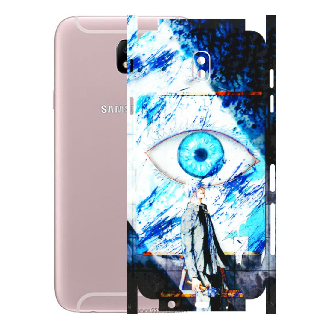 Samsung M/F/Note/Flip and C Phone Skins (All Models) - Gojo Satoru evil eye - 3D Embossed Finish (L-239) Samsung Galaxy J7 Pro