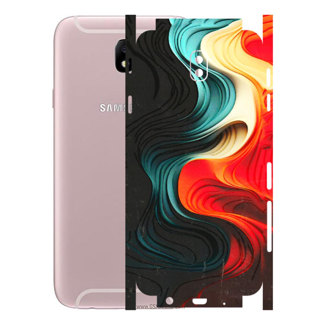 Samsung M/F/Note/Flip and C Phone Skins (All Models) - The Silky Swirl - 3D Embossed Finish (L-240) Samsung Galaxy J7 Pro