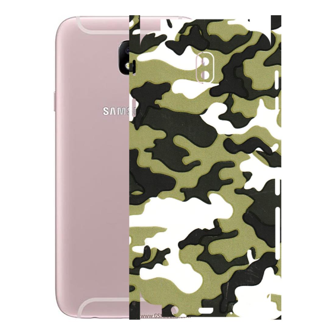 Samsung M/F/Note/Flip and C Phone Skins (All Models) - Camouflages White And Green - 3D Embossed Finish (L-243) Samsung Galaxy J7 Pro