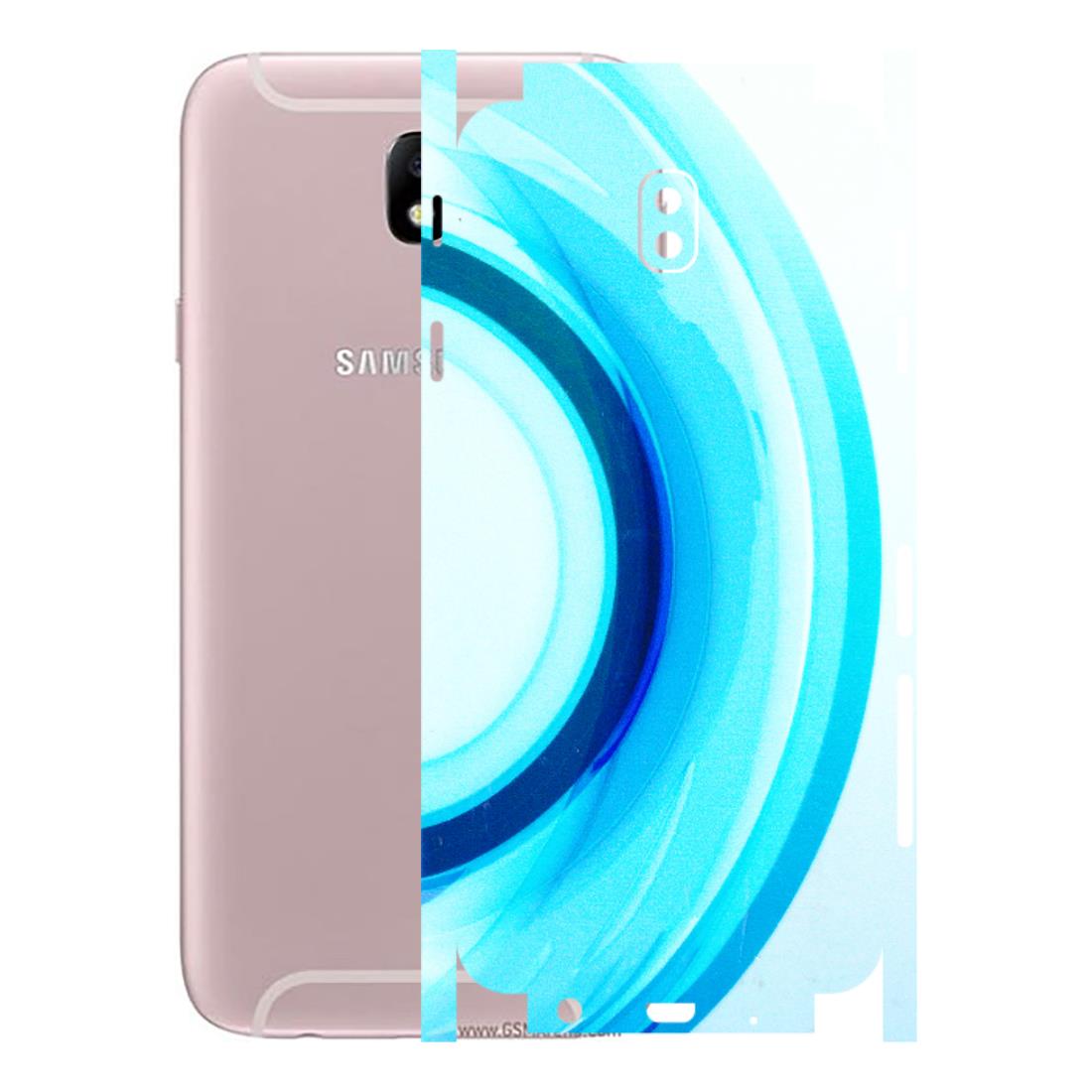 Samsung M/F/Note/Flip and C Phone Skins (All Models) - The Blue Curve - 3D Embossed Finish (L-244) Samsung Galaxy J7 Pro