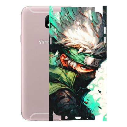 Samsung M/F/Note/Flip and C Phone Skins (All Models) - Kakashi Side Profile - 3D Embossed Finish (L-249) Samsung Galaxy J7 Pro