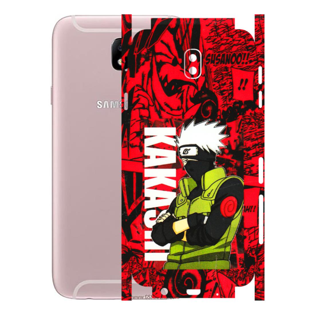 Samsung M/F/Note/Flip and C Phone Skins (All Models) - Kakashi Red Anime - 3D Embossed Finish (L-251) Samsung Galaxy J7 Pro