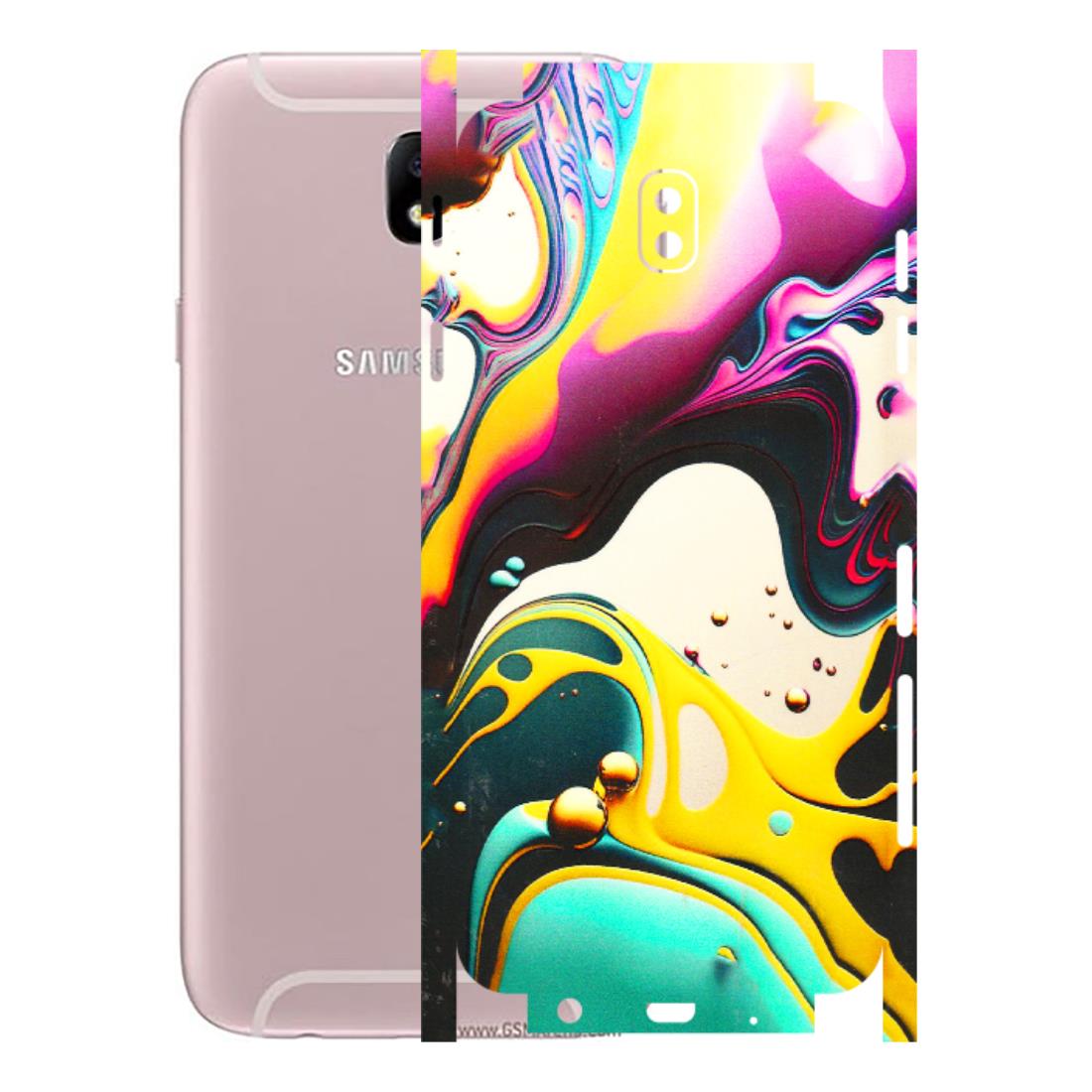 Samsung M/F/Note/Flip and C Phone Skins (All Models) - Multicolor Abstract pattern - 3D Embossed Finish (L-254) Samsung Galaxy J7 Pro