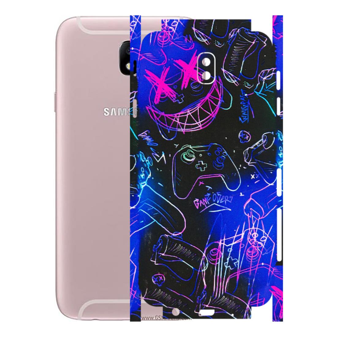 Samsung M/F/Note/Flip and C Phone Skins (All Models) - Gamers Paradise - 3D Embossed Finish (L-258) Samsung Galaxy J7 Pro