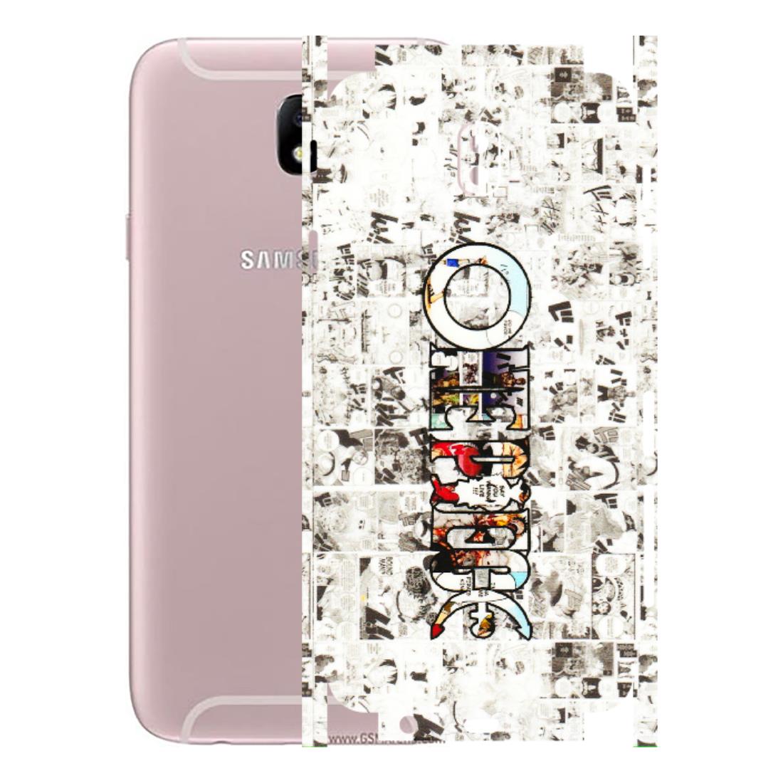 Samsung M/F/Note/Flip and C Phone Skins (All Models) - One Piece Manga - 3D Embossed Finish (L-26) Samsung Galaxy J7 Pro