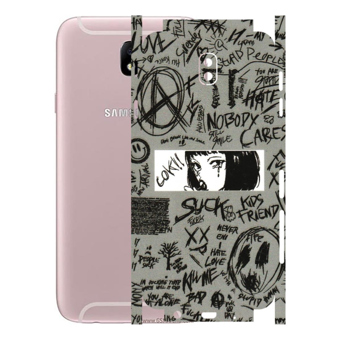 Samsung M/F/Note/Flip and C Phone Skins (All Models) - Never Have Love Anime - 3D Embossed Finish (L-260) Samsung Galaxy J7 Pro