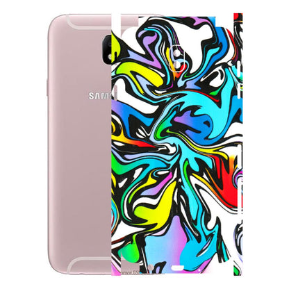 Samsung M/F/Note/Flip and C Phone Skins (All Models) - Abstract Colour Paints - 3D Embossed Finish (L-271) Samsung Galaxy J7 Pro