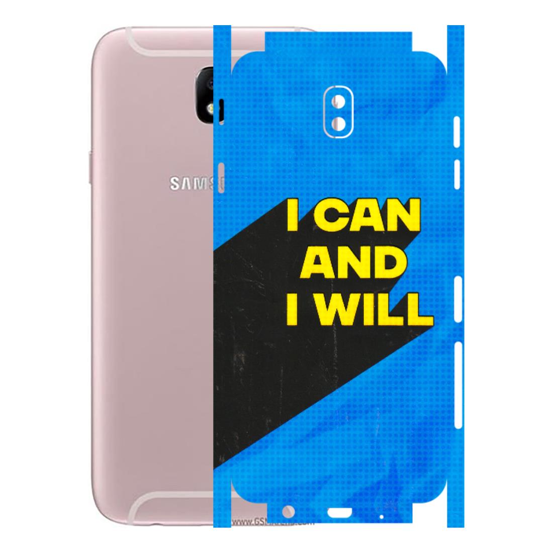 Samsung M/F/Note/Flip and C Phone Skins (All Models) - I Can And I Will - 3D Embossed Finish (L-281) Samsung Galaxy J7 Pro