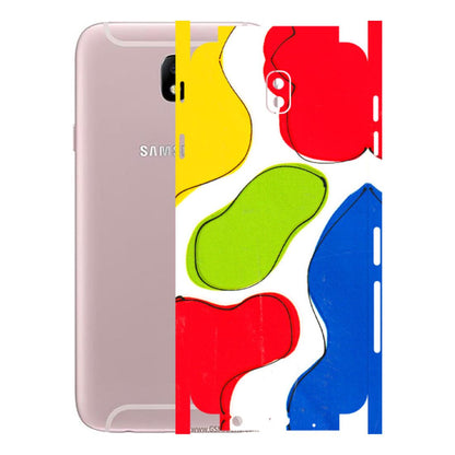 Samsung M/F/Note/Flip and C Phone Skins (All Models) - RGB Colour Paint - 3D Embossed Finish (L-284) Samsung Galaxy J7 Pro