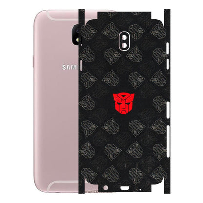 Samsung M/F/Note/Flip and C Phone Skins (All Models) - Transformers Devastation - 3D Embossed Finish (L-301) Samsung Galaxy J7 Pro