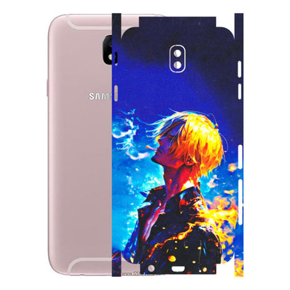 Samsung M/F/Note/Flip and C Phone Skins (All Models) - Sanji Vinsmoke One Piece - 3D Embossed Finish (L-319) Samsung Galaxy J7 Pro