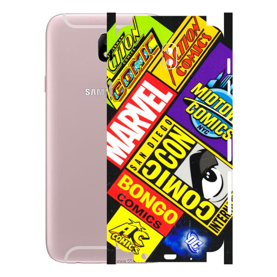 Samsung M/F/Note/Flip and C Phone Skins (All Models) - Bongo Comic Con - 3D Embossed Finish (L-325) Samsung Galaxy J7 Pro
