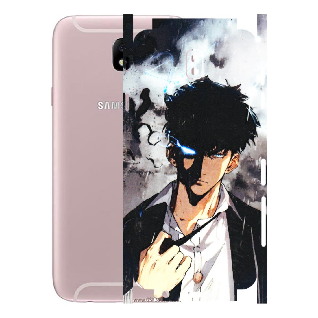 Samsung M/F/Note/Flip and C Phone Skins (All Models) - Sung Jinwoo Manhwa Anime - 3D Embossed Finish (L-328) Samsung Galaxy J7 Pro