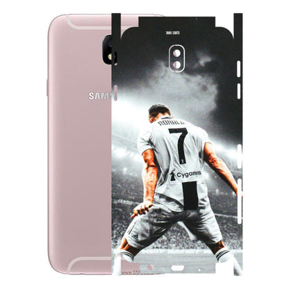 Samsung M/F/Note/Flip and C Phone Skins (All Models) - Ronaldo CR7 Crazy - 3D Embossed Finish (L-44) Samsung Galaxy J7 Pro