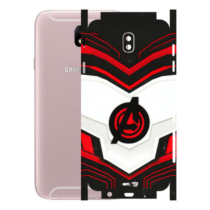 Samsung M/F/Note/Flip and C Phone Skins (All Models) - Avengers Logo - 3D Embossed Finish (L-55) Samsung Galaxy J7 Pro