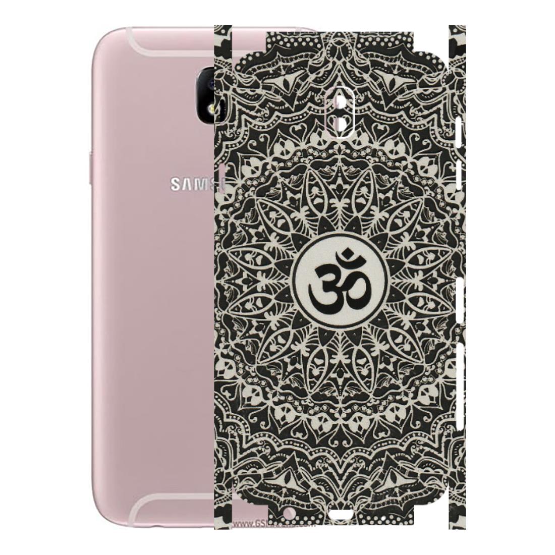Samsung M/F/Note/Flip and C Phone Skins (All Models) - Aum Elegant Mandala - 3D Embossed Finish (L-62) Samsung Galaxy J7 Pro
