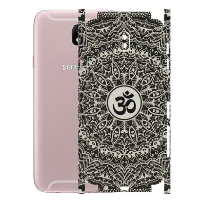 Samsung M/F/Note/Flip and C Phone Skins (All Models) - Aum Elegant Mandala - 3D Embossed Finish (L-62) Samsung Galaxy J7 Pro