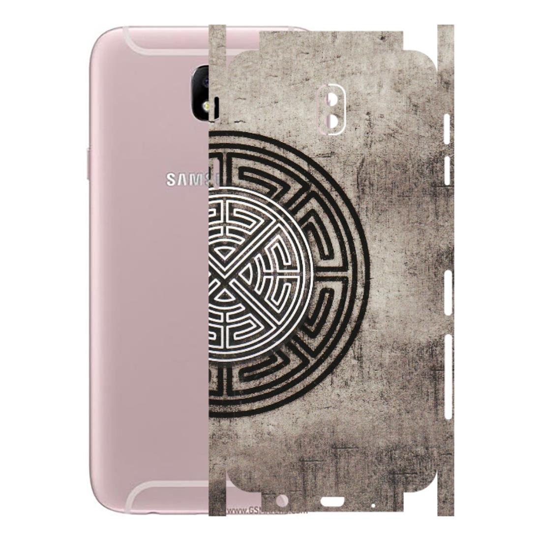 Samsung M/F/Note/Flip and C Phone Skins (All Models) - Mysterious Circular Design - 3D Embossed Finish (L-63) Samsung Galaxy J7 Pro