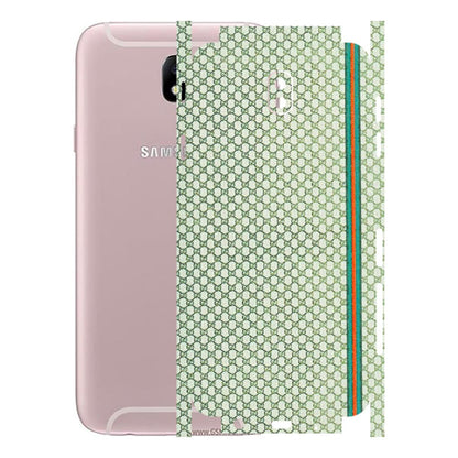 Samsung M/F/Note/Flip and C Phone Skins (All Models) - Gucci Fabric Pattern - 3D Embossed Finish (L-73) Samsung Galaxy J7 Pro