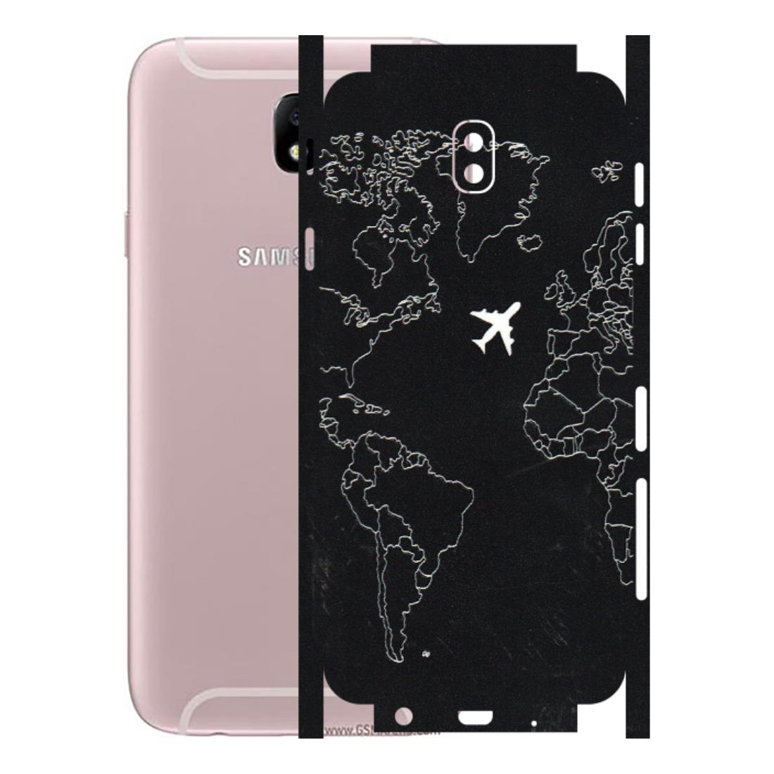 Samsung M/F/Note/Flip and C Phone Skins (All Models) - Never Ending Travel - 3D Embossed Finish (L-79) Samsung Galaxy J7 Pro
