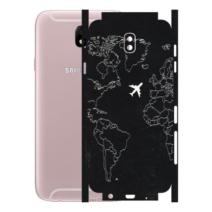 Samsung M/F/Note/Flip and C Phone Skins (All Models) - Never Ending Travel - 3D Embossed Finish (L-79) Samsung Galaxy J7 Pro
