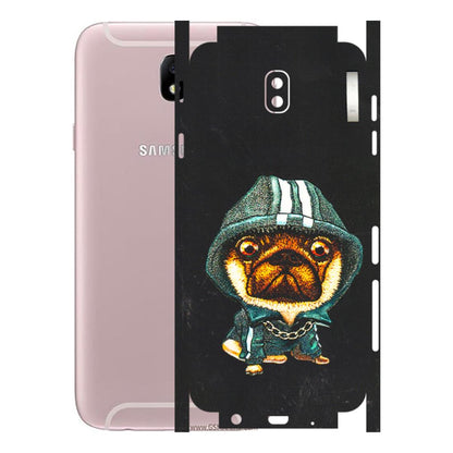 Samsung M/F/Note/Flip and C Phone Skins (All Models) - Puppy N Hoodie - 3D Embossed Finish (L-90) Samsung Galaxy J7 Pro