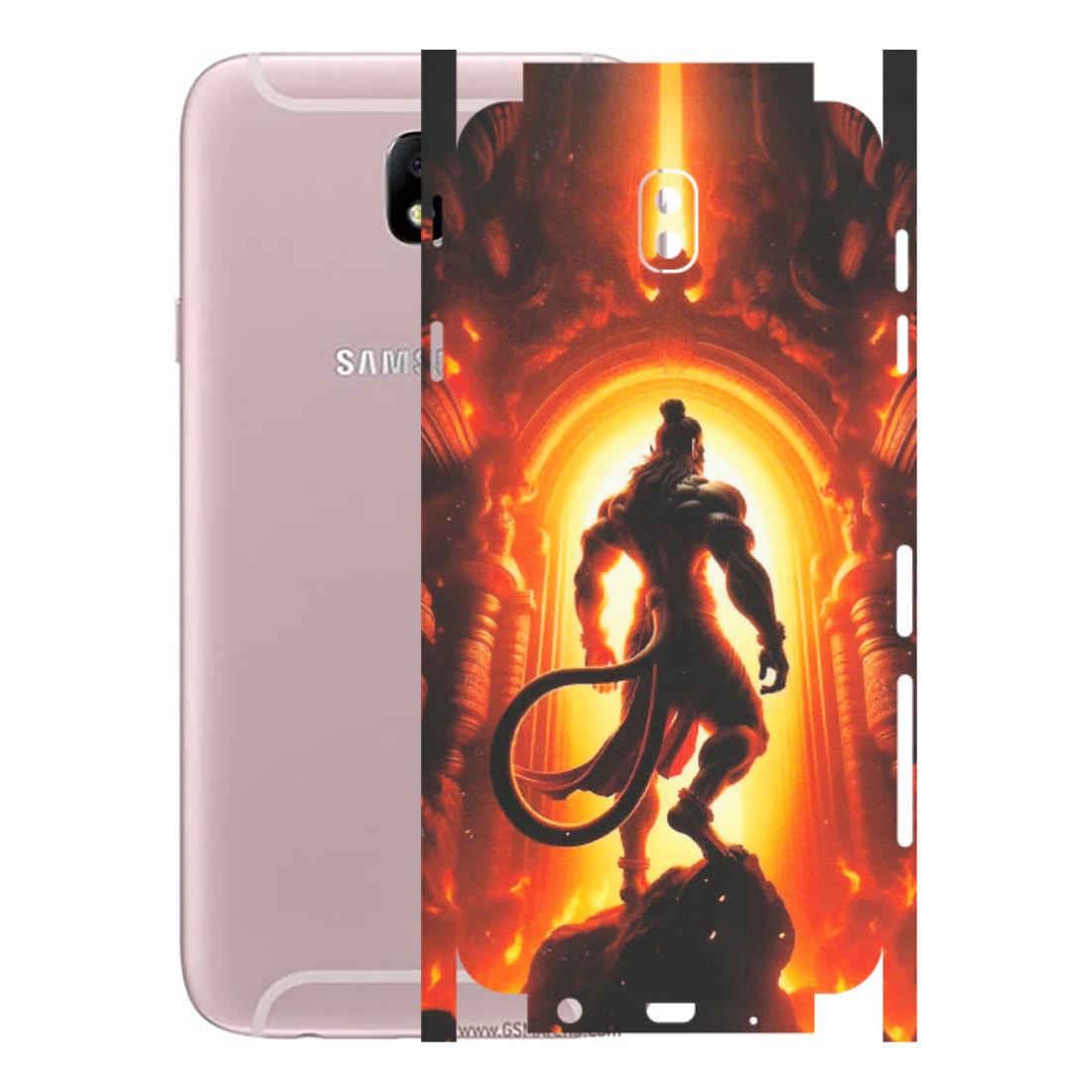 Samsung M/F/Note/Flip and C Phone Skins (All Models) - HanumanJi - Matte Finish (M-06) Samsung Galaxy J7 Pro