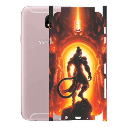 Samsung M/F/Note/Flip and C Phone Skins (All Models) - HanumanJi - Matte Finish (M-06) Samsung Galaxy J7 Pro