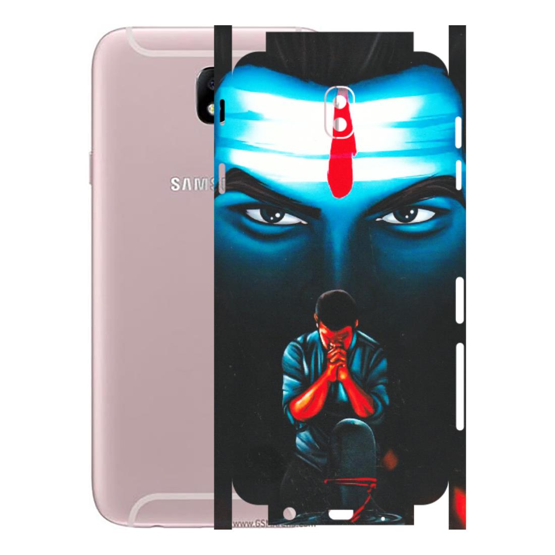 Samsung M/F/Note/Flip and C Phone Skins (All Models) - Mahakal Bhakt - Matte Finish (M-112) Samsung Galaxy J7 Pro