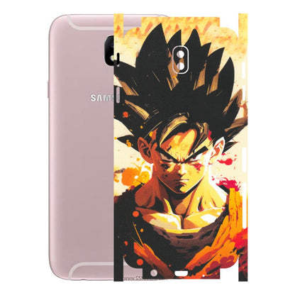 Samsung M/F/Note/Flip and C Phone Skins (All Models) - Angry Goku - Matte Finish (M-12) Samsung Galaxy J7 Pro