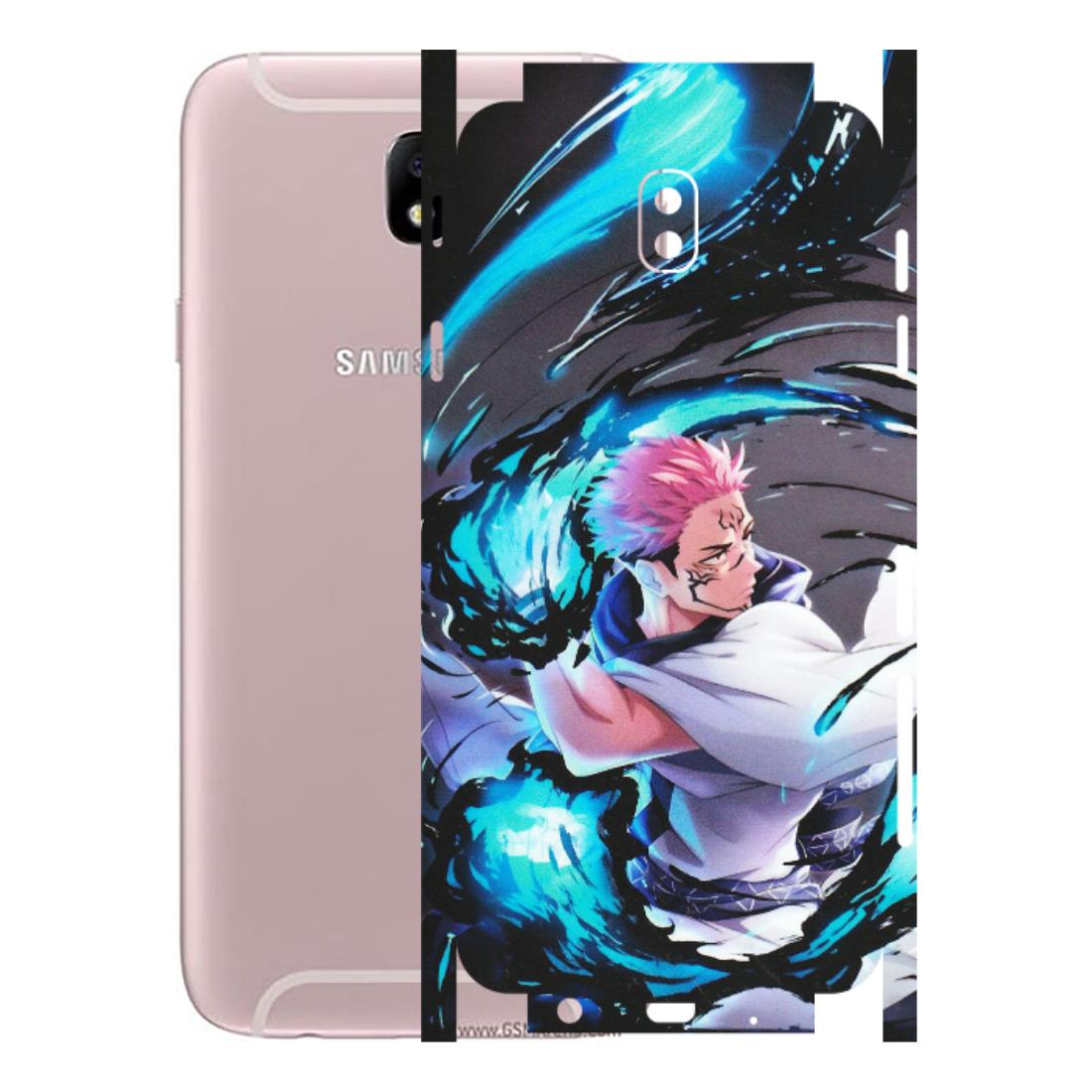 Samsung M/F/Note/Flip and C Phone Skins (All Models) - New Jujutsu Kaisen Grey Blue Anime - Matte Finish (M-127) Samsung Galaxy J7 Pro