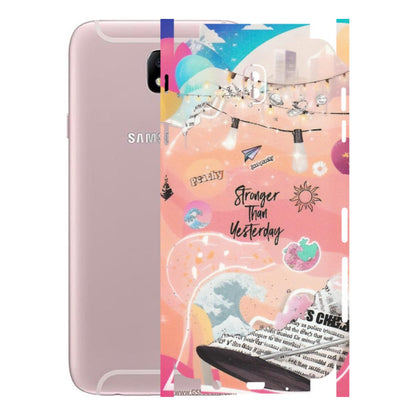 Samsung M/F/Note/Flip and C Phone Skins (All Models) - Stronger Then Yesterday - Matte Finish (M-128) Samsung Galaxy J7 Pro