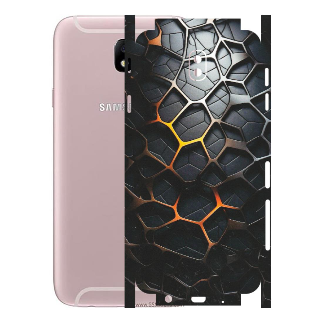 Samsung M/F/Note/Flip and C Phone Skins (All Models) - New Abstract Graphite Tiles - Matte Finish (M-130) Samsung Galaxy J7 Pro