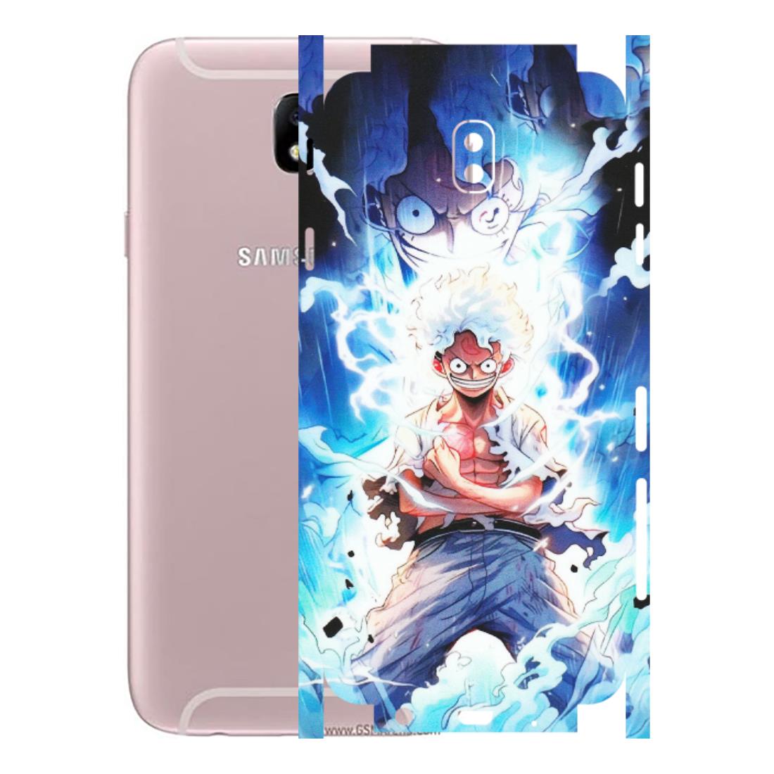 Samsung M/F/Note/Flip and C Phone Skins (All Models) - Blue Thunder Luffy Anime - Matte Finish (M-132) Samsung Galaxy J7 Pro
