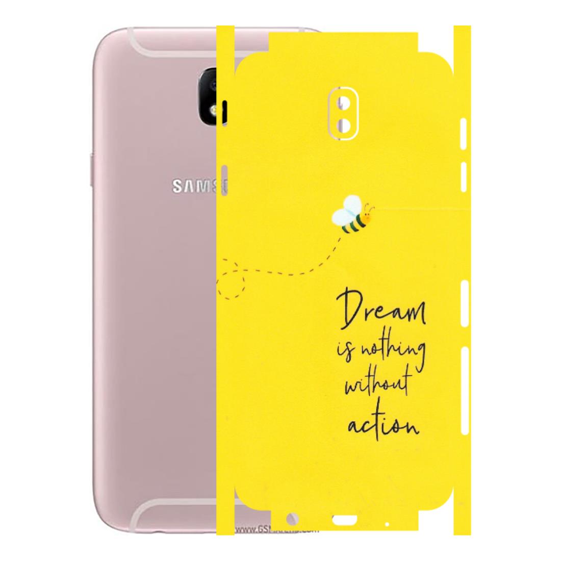 Samsung M/F/Note/Flip and C Phone Skins (All Models) - Dream Is Nothing Without Action - Matte Finish (M-138) Samsung Galaxy J7 Pro