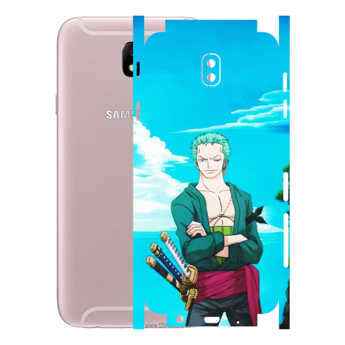 Samsung M/F/Note/Flip and C Phone Skins (All Models) - Cool Swordman Zoro Anime - Matte Finish (M-143) Samsung Galaxy J7 Pro