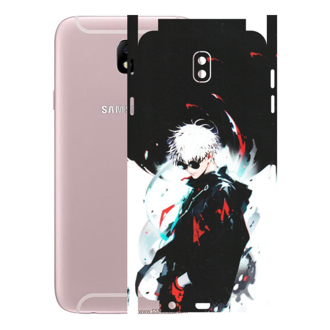 Samsung M/F/Note/Flip and C Phone Skins (All Models) - Gojo Powerful Charater Kaisen Anime - Matte Finish (M-144) Samsung Galaxy J7 Pro