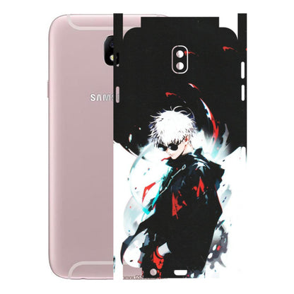 Samsung M/F/Note/Flip and C Phone Skins (All Models) - Gojo Powerful Charater Kaisen Anime - Matte Finish (M-144) Samsung Galaxy J7 Pro