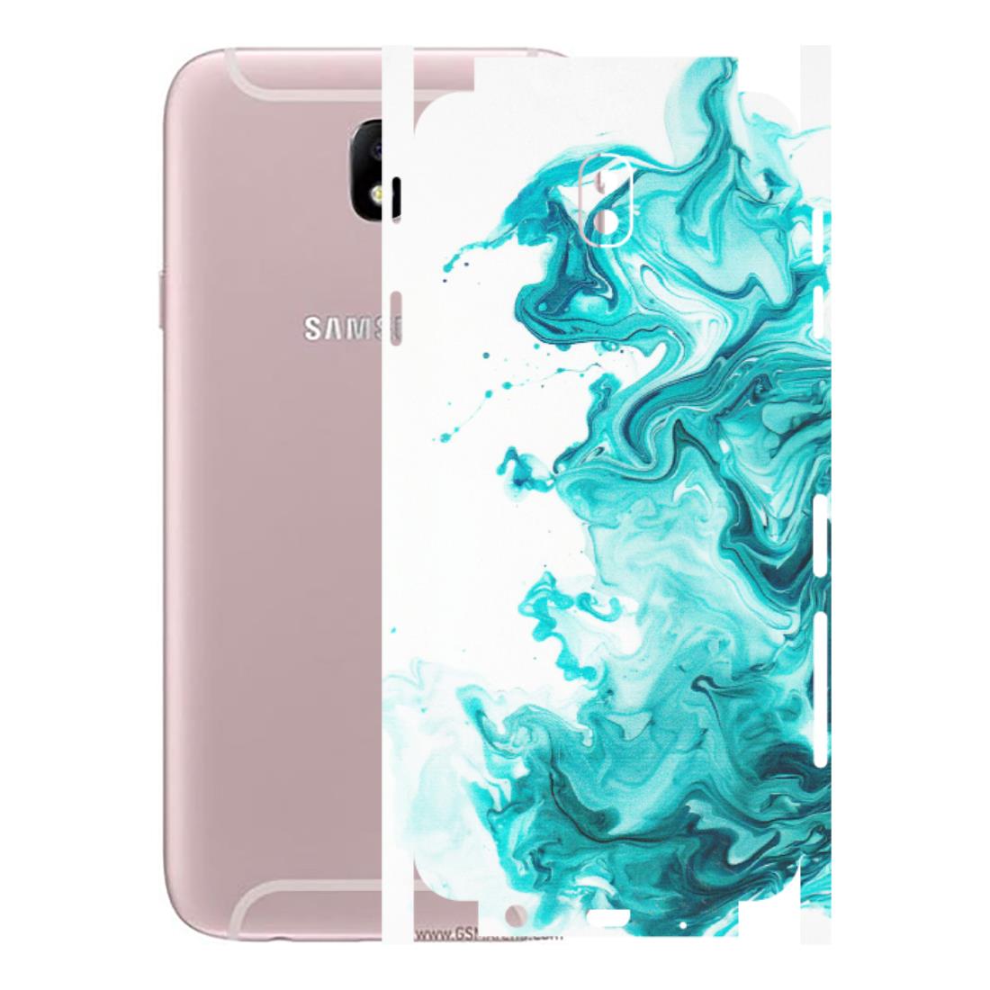 Samsung M/F/Note/Flip and C Phone Skins (All Models) - Sky Blue Abstract Colour - Matte Finish (M-146) Samsung Galaxy J7 Pro
