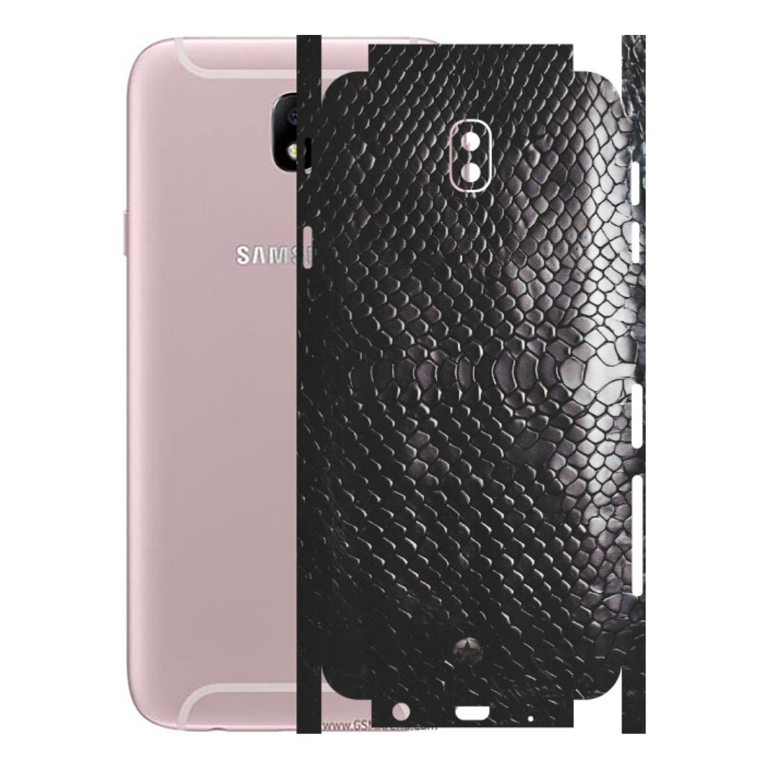 Samsung M/F/Note/Flip and C Phone Skins (All Models) - Black Snack Leather - Matte Finish (M-147) Samsung Galaxy J7 Pro