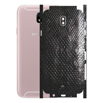 Samsung M/F/Note/Flip and C Phone Skins (All Models) - Black Snack Leather - Matte Finish (M-147) Samsung Galaxy J7 Pro