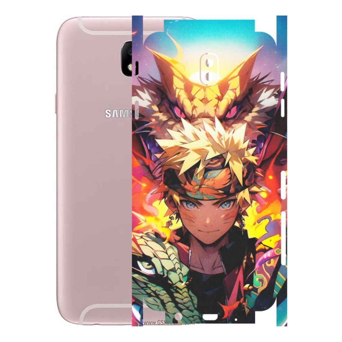 Samsung M/F/Note/Flip and C Phone Skins (All Models) - Angry Naruto Anime - Matte Finish (M-148) Samsung Galaxy J7 Pro