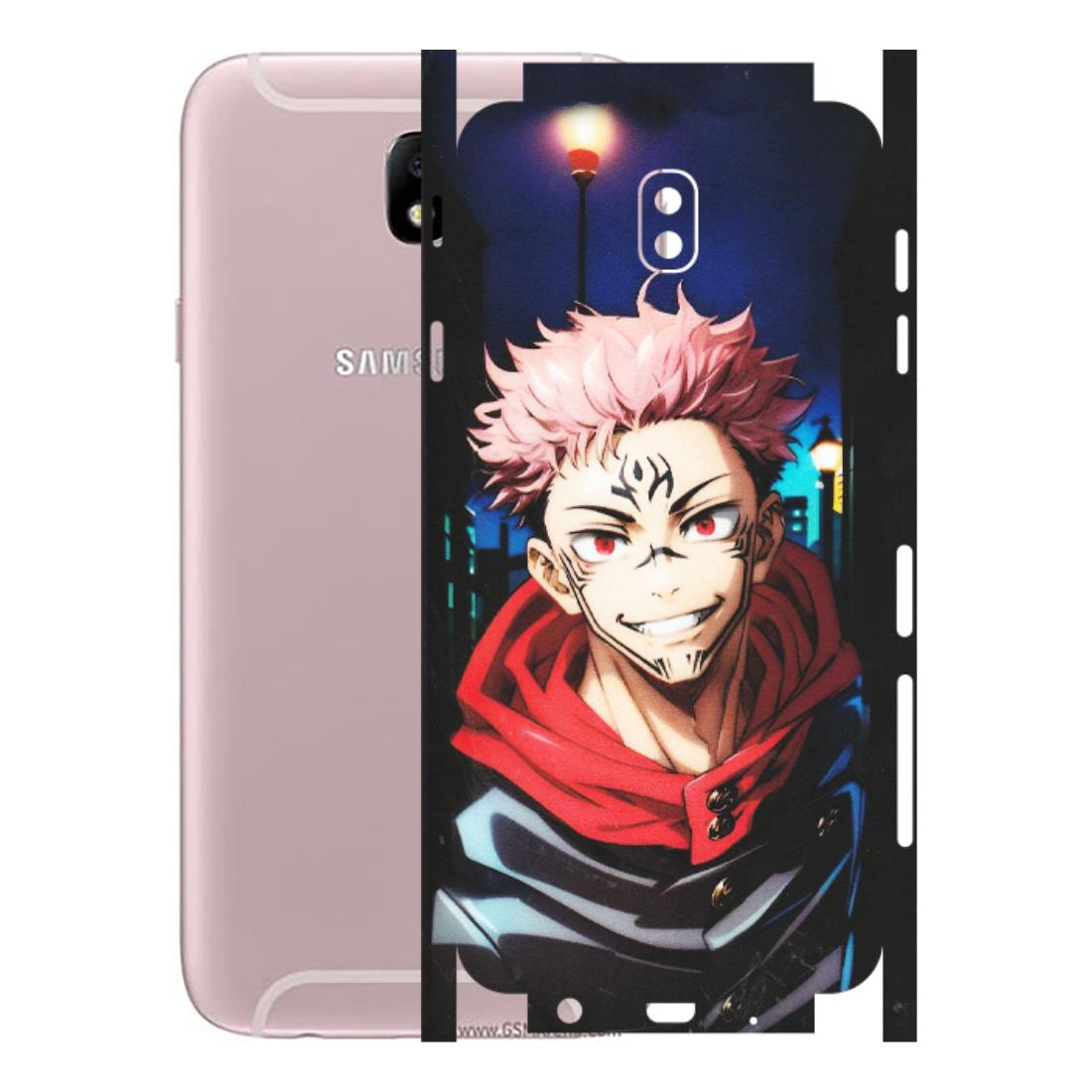 Samsung M/F/Note/Flip and C Phone Skins (All Models) - Yuji Itadori Funny Face Anime - Matte Finish (M-152) Samsung Galaxy J7 Pro