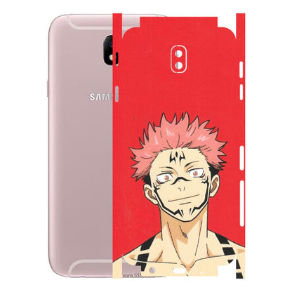Samsung M/F/Note/Flip and C Phone Skins (All Models) - Ryomen Sukuna Fun Anime - Matte Finish (M-153) Samsung Galaxy J7 Pro