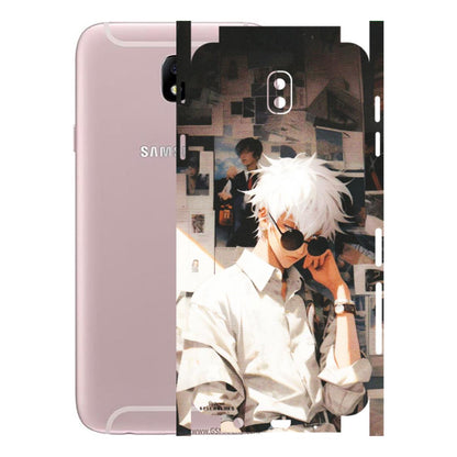Samsung M/F/Note/Flip and C Phone Skins (All Models) - Gojo Satoru Jujustu Kaisen Anime - Matte Finish (M-156) Samsung Galaxy J7 Pro
