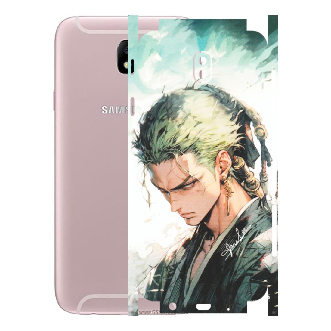 Samsung M/F/Note/Flip and C Phone Skins (All Models) - Pirate Hunter One Piece Anime - Matte Finish (M-157) Samsung Galaxy J7 Pro