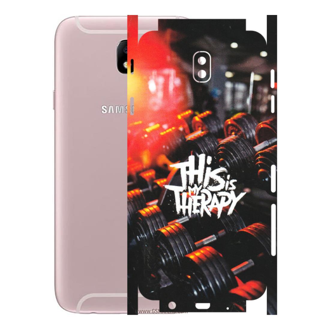 Samsung M/F/Note/Flip and C Phone Skins (All Models) - GYM Lover Therapy - Matte Finish (M-160) Samsung Galaxy J7 Pro