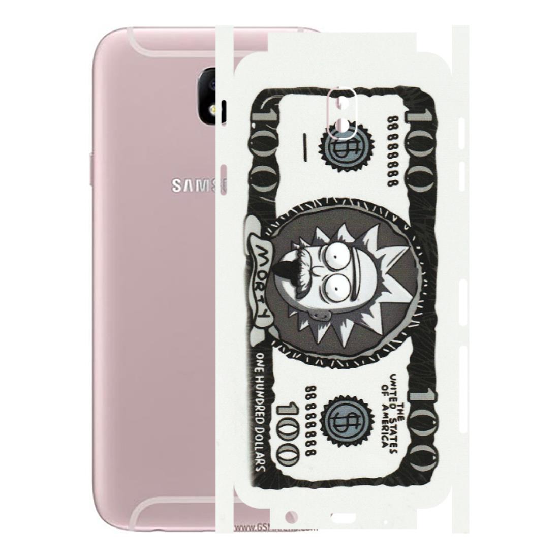 Samsung M/F/Note/Flip and C Phone Skins (All Models) - Rick And Morty Hundred Dollar Anime - Matte Finish (M-161) Samsung Galaxy J7 Pro